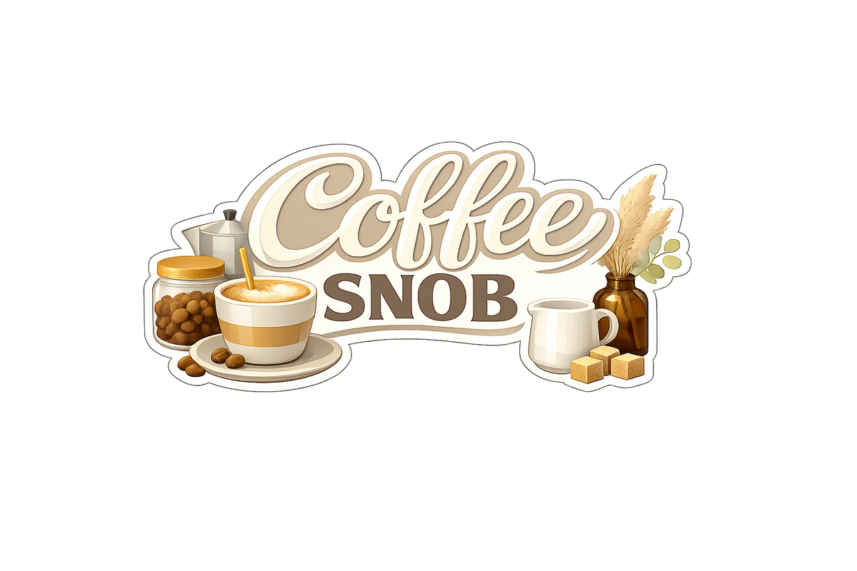 Coffee Snob — Cozy Coffee Bar Sticker