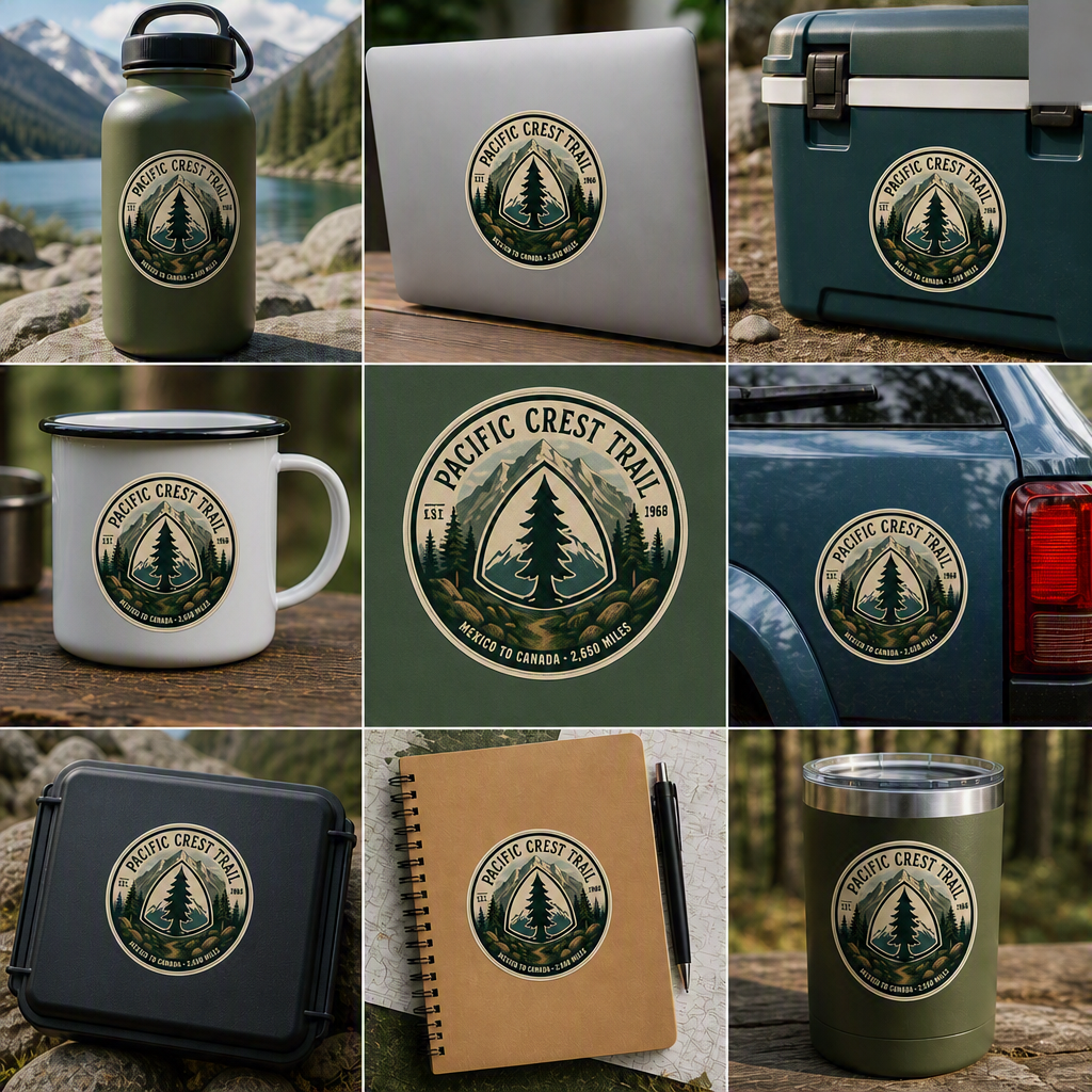 Celebrate the Majesty of the Pacific Crest Trail — a timeless emblem of adventure and endurance.