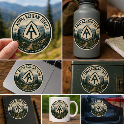 Celebrate the Spirit of Adventure with the Appalachian Trail Die‑Cut Sticker!
