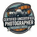 Certified Uncertified Photographer Sticker – Professionally Amateur Decal