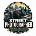 Street Photographer Sticker – Certified Uncertified Professionally Candid Decal