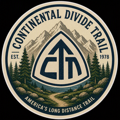Honor the Wild Heart of America with the Continental Divide Trail Sticker — a tribute to endurance, freedom, and the call of the mountains.