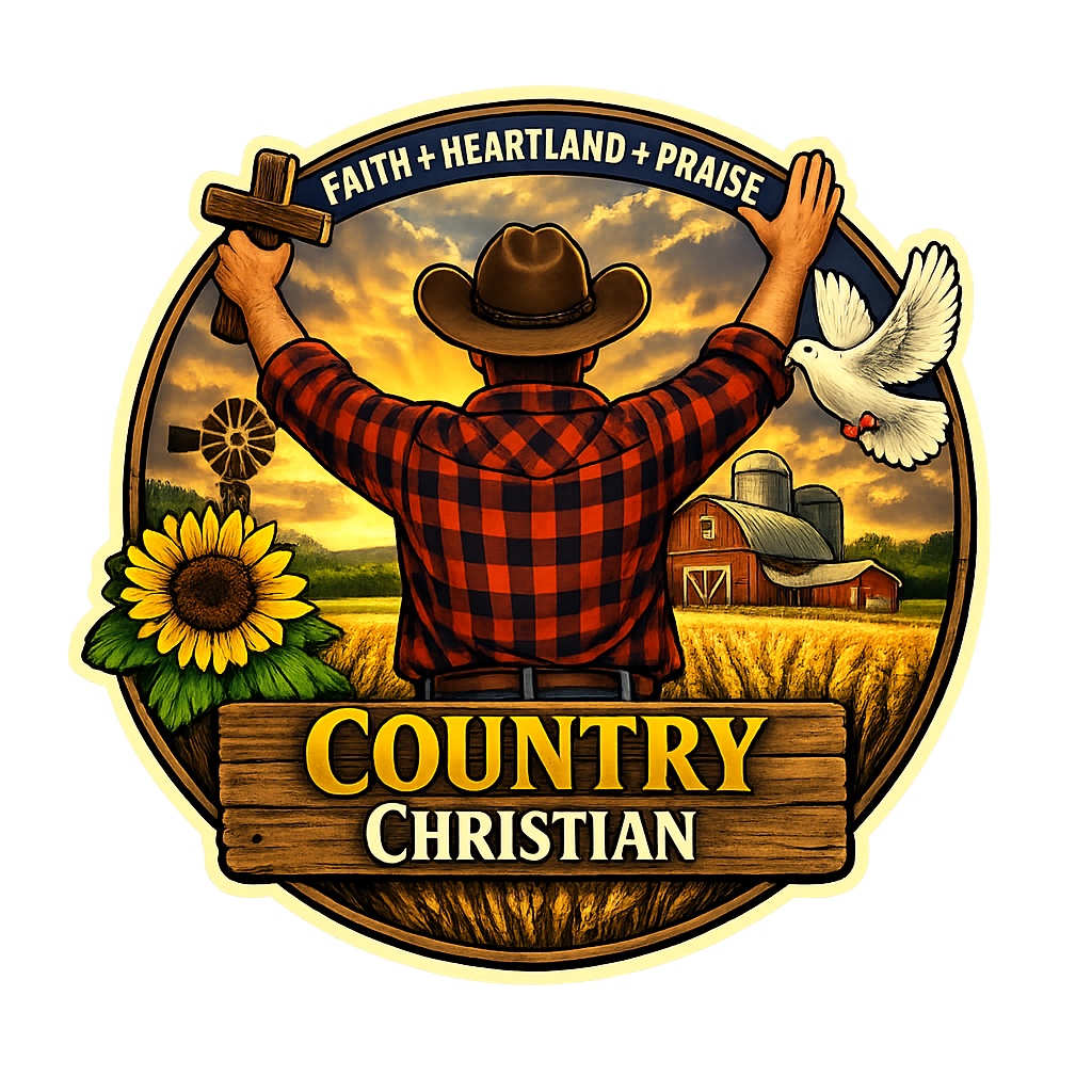 Midwest Country Christian Worship Sticker Male