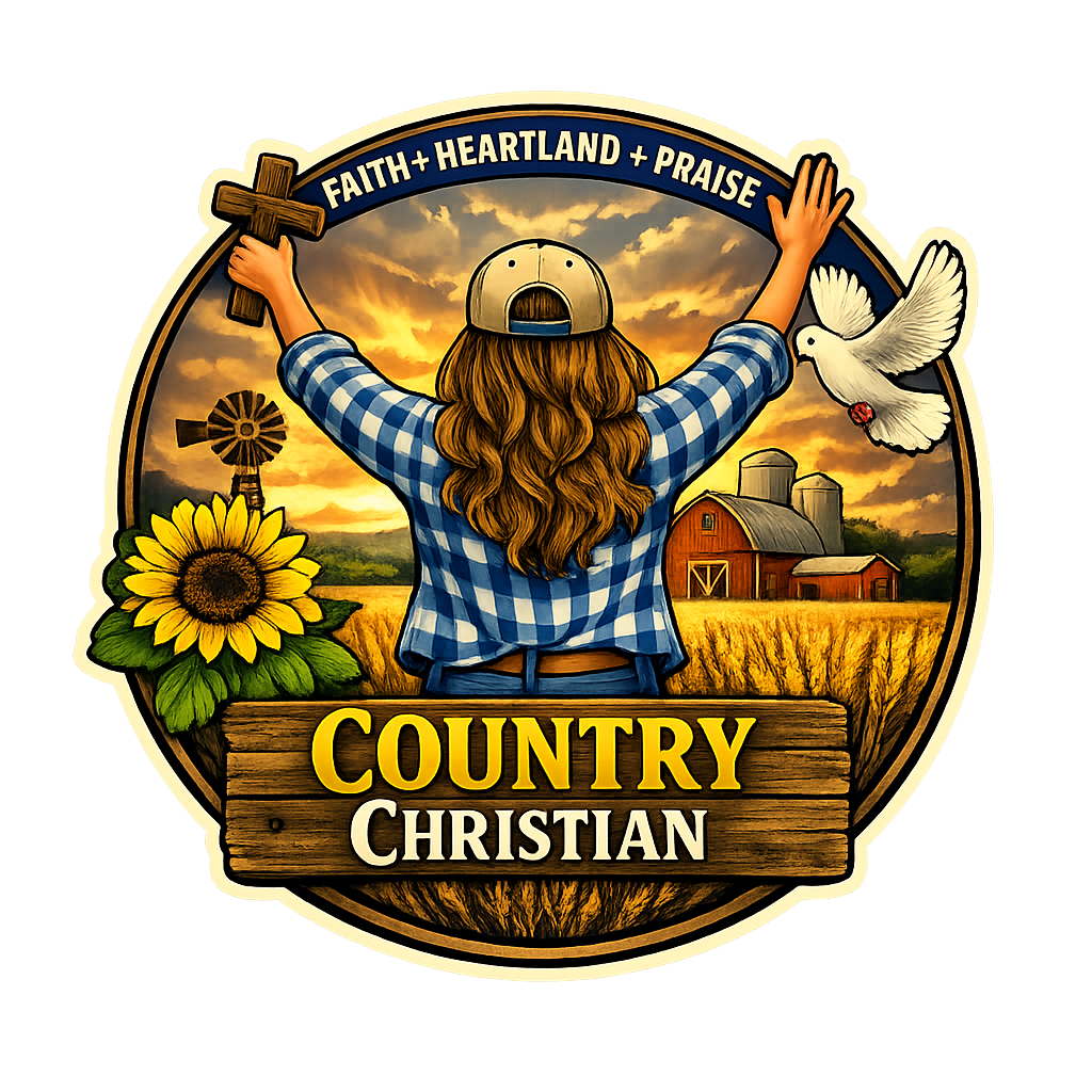 Midwest Country Christian Worship Sticker Female