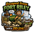 Escaped Fort Riley With a DD‑214 Sticker Male Soldier