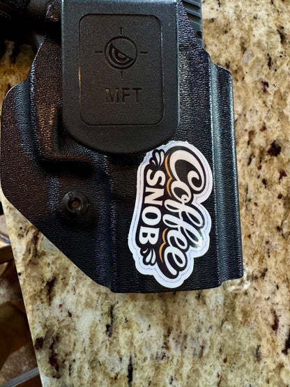 Coffee Snob — Minimal Coffee Lover Sticker