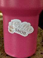 Coffee Snob — Iced Coffee Cup Sticker