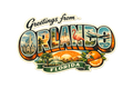 Retro Orlando Sticker – Sunshine State Postcard Design