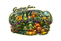 Greetings From Orlando – Fantasy & Sci‑Fi Chaos Postcard Sticker