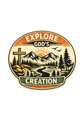 Explore God’s Creation Sticker – Vintage Christian Outdoors Badge