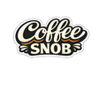 Coffee Snob — Minimal Coffee Lover Sticker