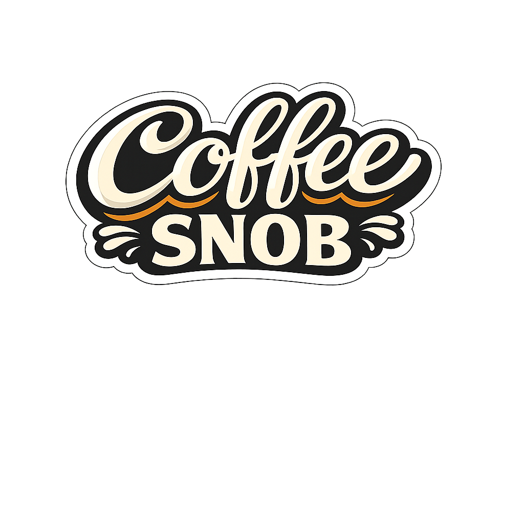 Coffee Snob — Minimal Coffee Lover Sticker