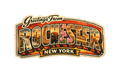 Greetings From Rochester New York – Retro Postcard Sticker