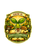 Grow in Grace & Knowledge – 2 Peter 3:18 Sticker