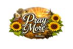 Pray More Kansas Sunrise Sticker — Faith & Sunflowers